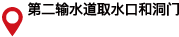 第２疏水取水口と洞門